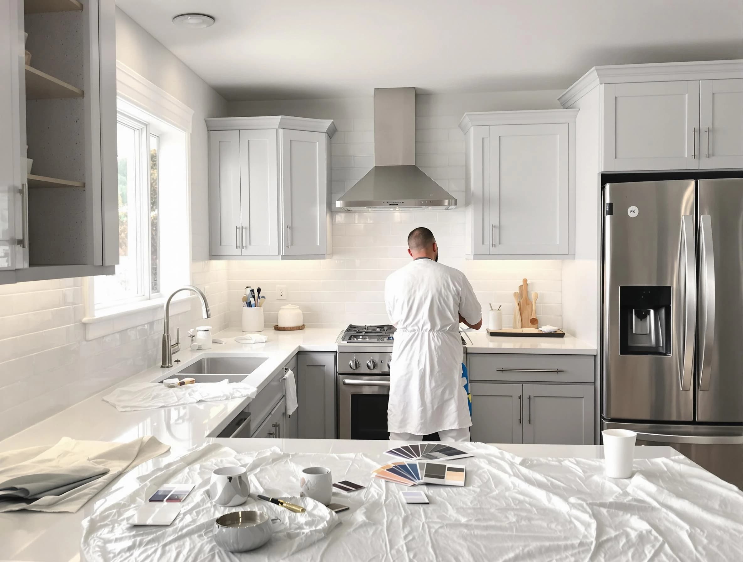 Kitchen Painting in Broadview Heights
