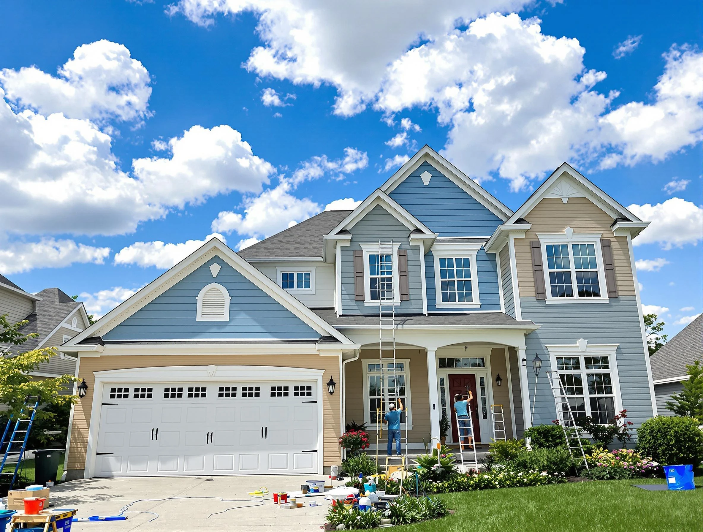 Professional house painting by Broadview Heights House Painters experts in Broadview Heights, OH